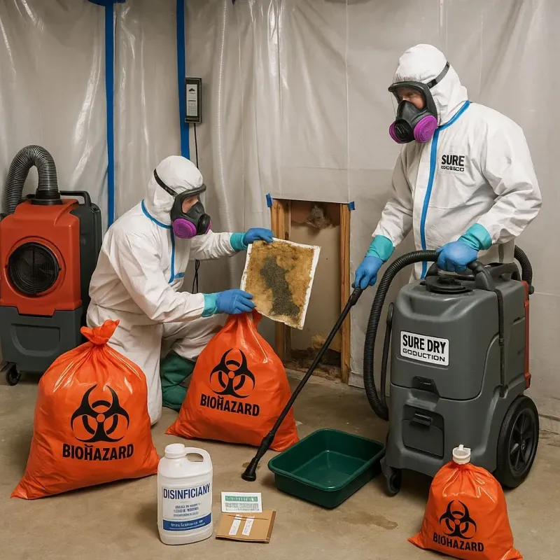 Contaminated Water Handling Protocols process in Tanglewilde-Thompson Place, WA